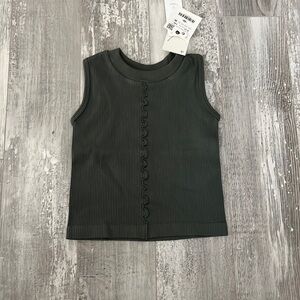 Zara Girls Ribbed Top Size 9-11